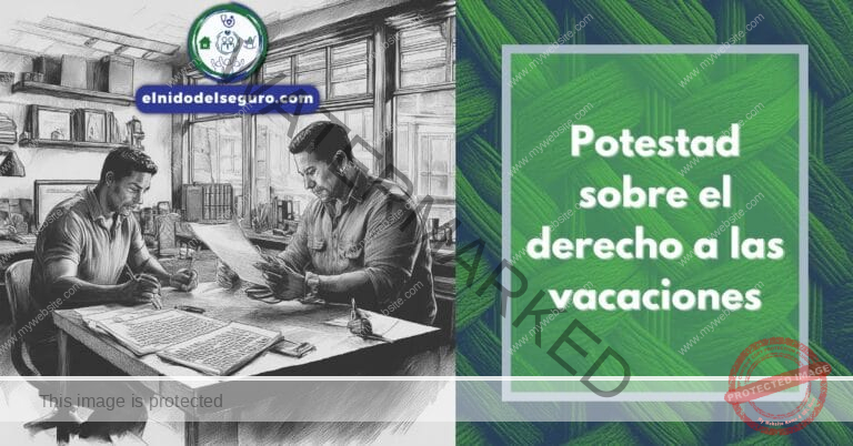 Potestad sobre el derecho a las vacaciones