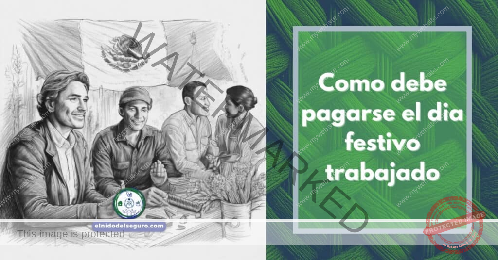 Como debe pagarse el dia festivo trabajado