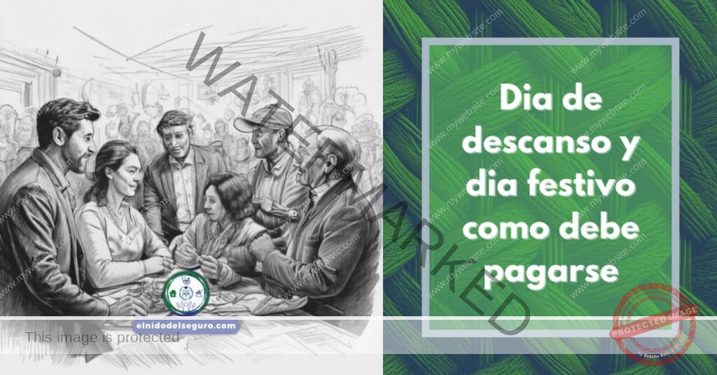 Dia de descanso y dia festivo como debe pagarse