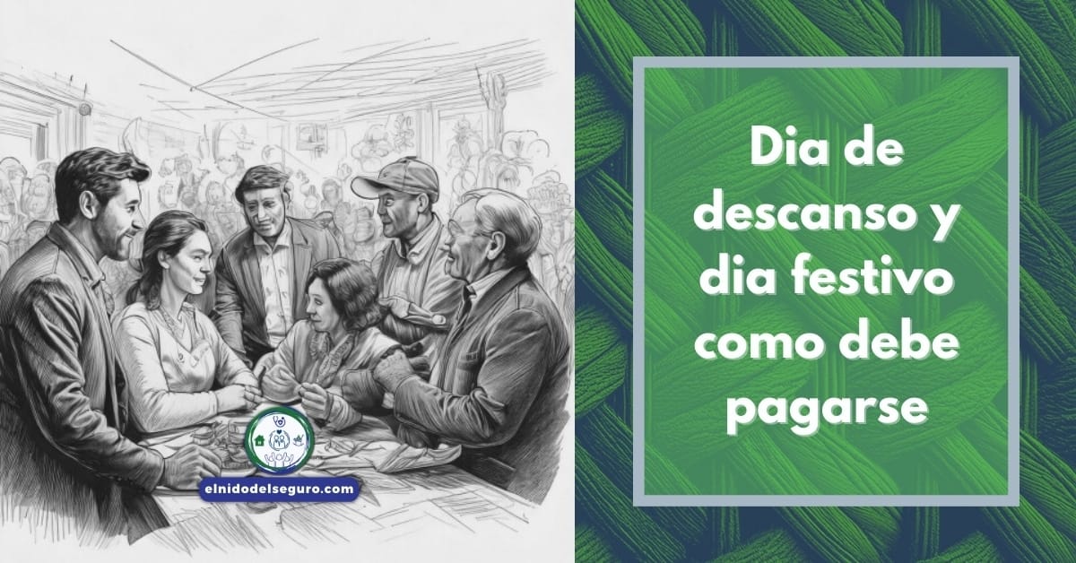 Dia de descanso y dia festivo como debe pagarse