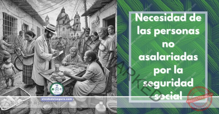 Necesidad de las personas no asalariadas por la seguridad social