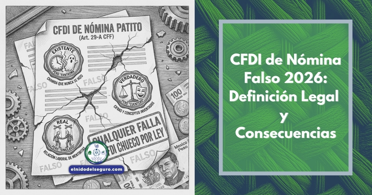 CFDI de Nómina Falso Definición Legal y Consecuencias