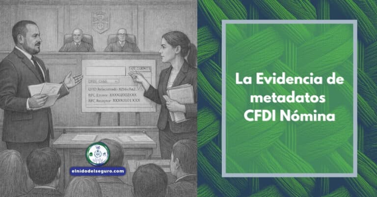 La Evidencia de metadatos CFDI Nómina