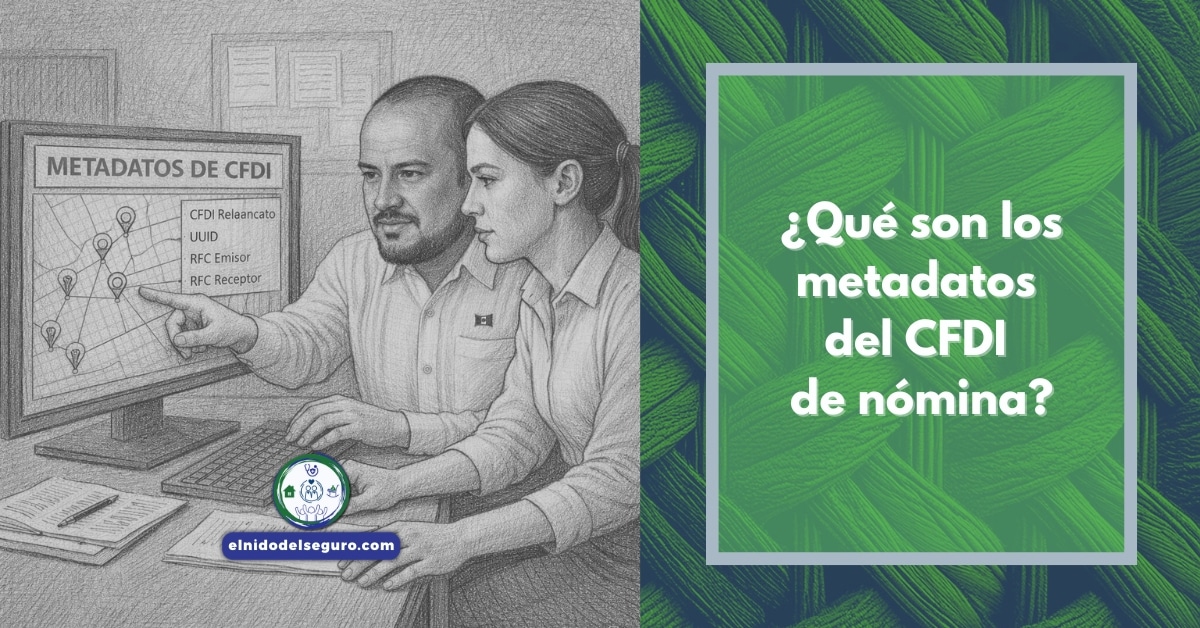 ¿Qué son los metadatos del CFDI de nómina?